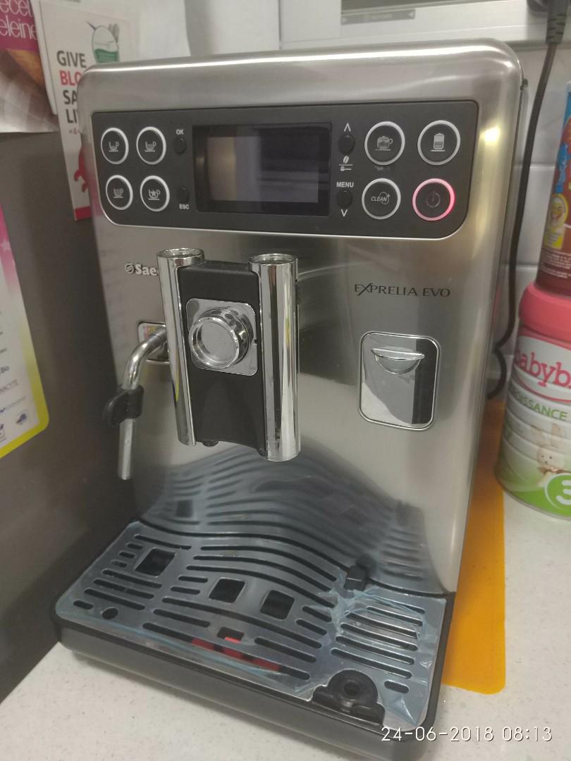 Philips Saeco eXprelia evo automatic one touch coffee machine, TV