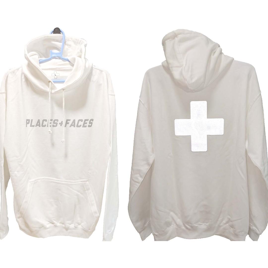 Places+Faces 3M reflective Plus Hoodie, Men's Fashion, Tops & Sets