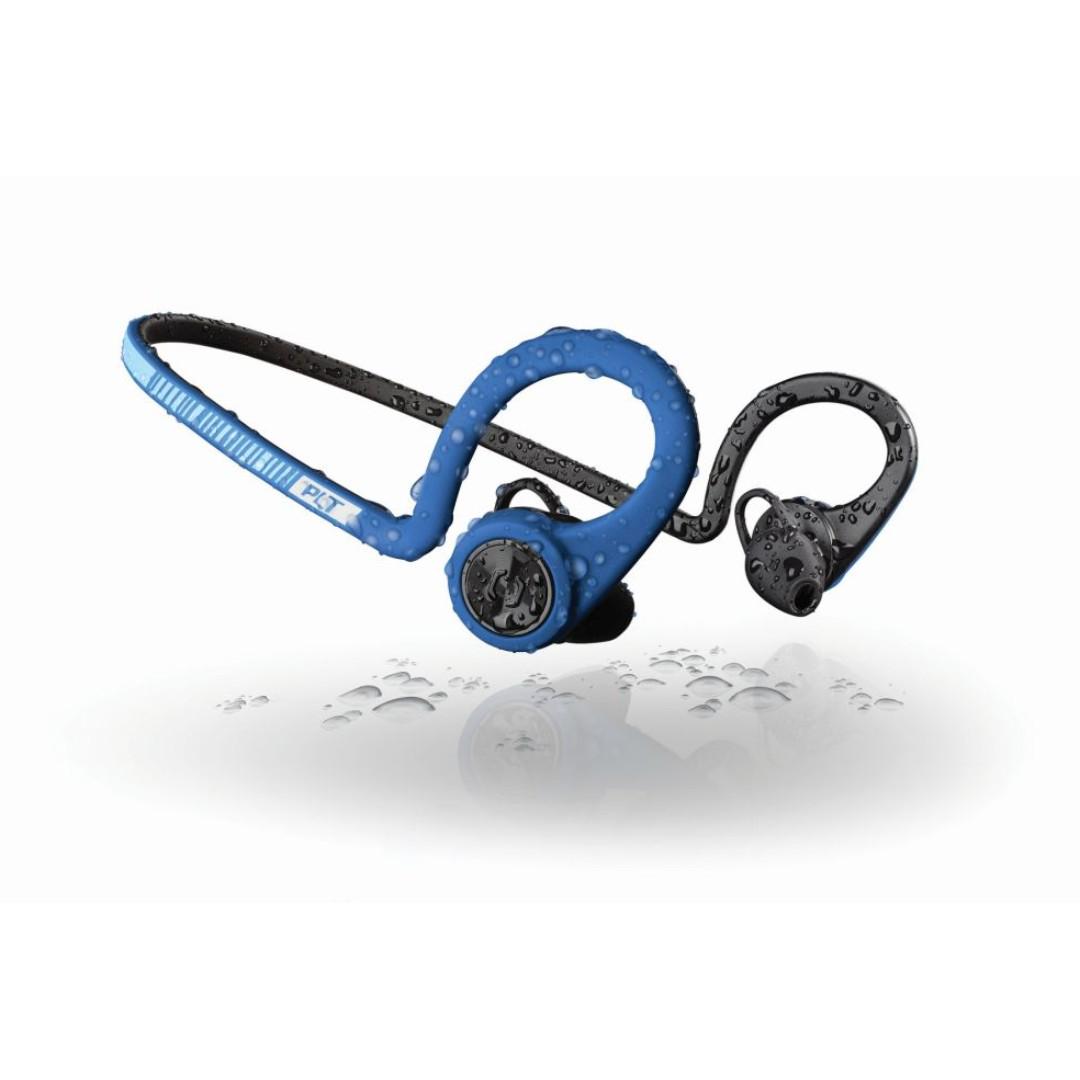 Plantronics BackBeat FIT Wireless Bluetooth Headphones Waterproof Earbuds with On Ear Controls for Running and Workout Power Blue Audio Headphones Headsets on Carousell