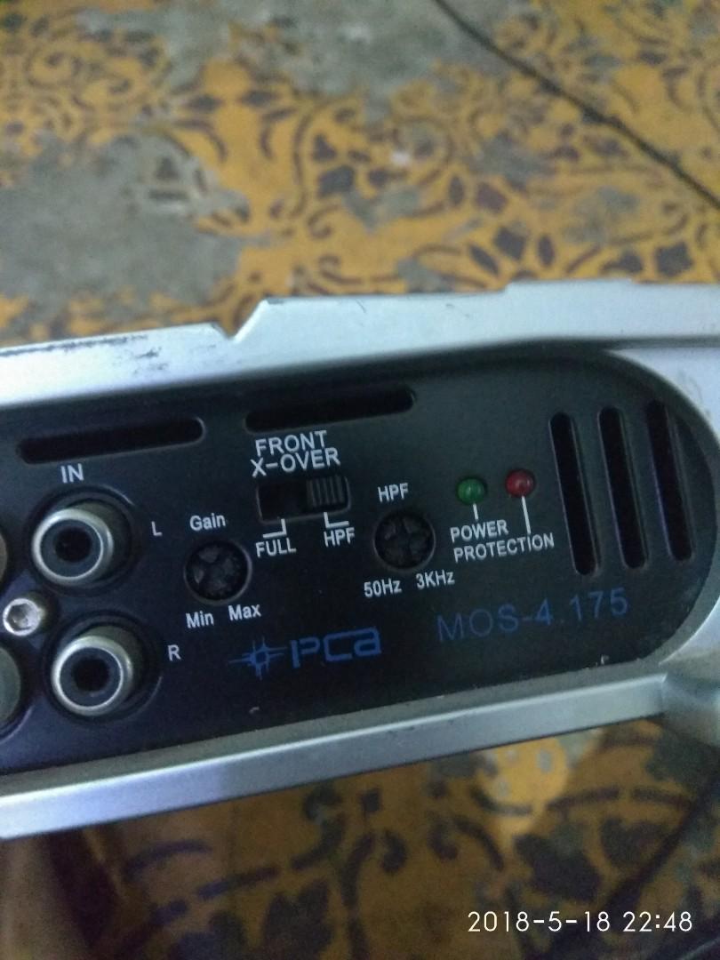 Power Amplifier Pca Mos 4 175 Di Nego Ajah Say Electronics Audio