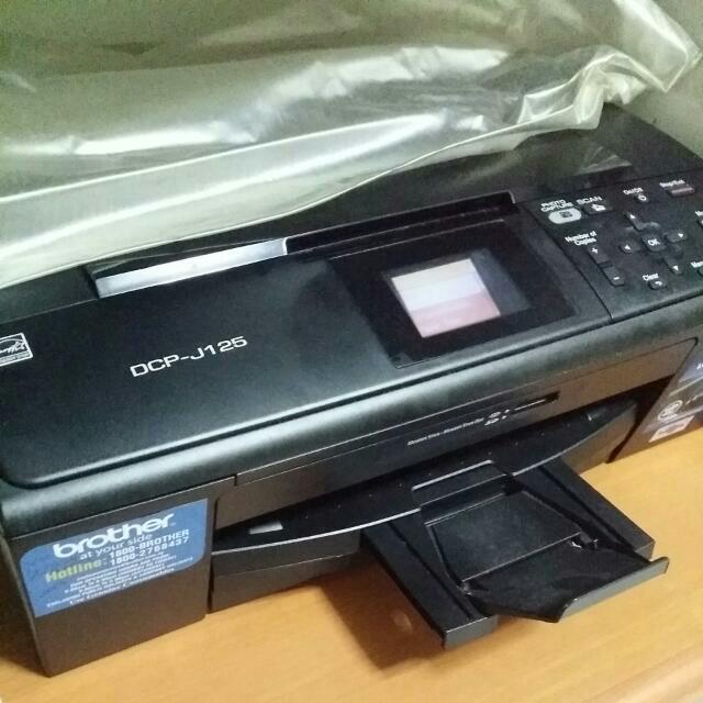Printer Brother DCPJ125 Allinone, Computers & Tech, Printers