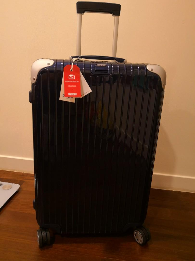 rimowa luggage blue