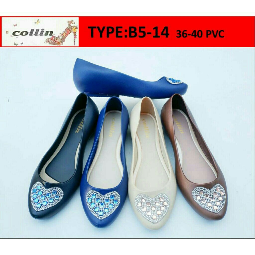 Sepatu Jelly Shoes Collin Love Si Sepatu Wanita Terbaru Olshop Fashion Olshop Wanita Di Carousell