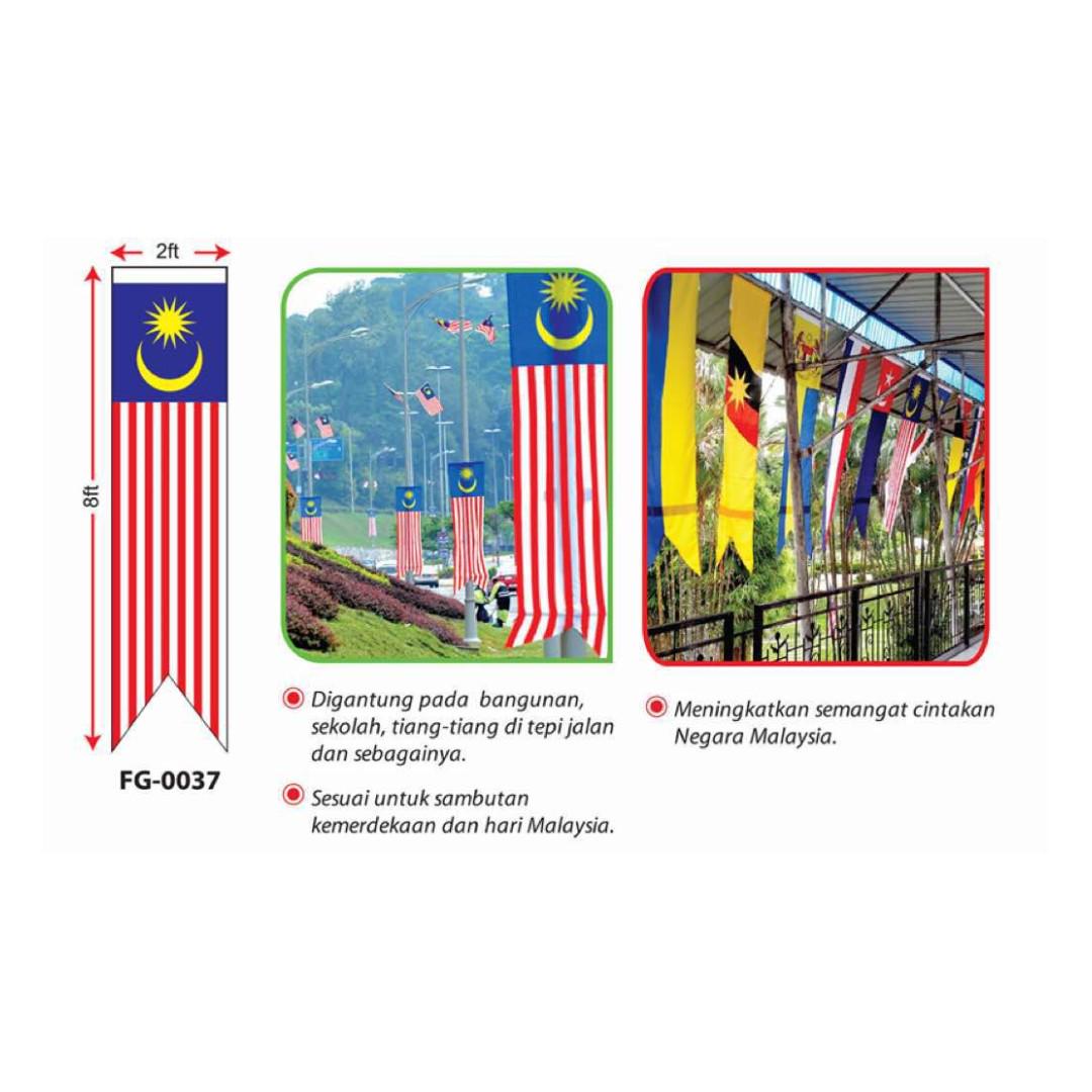Set 2x8ft Polyester Malaysia States Banner P Sps 0042 Home