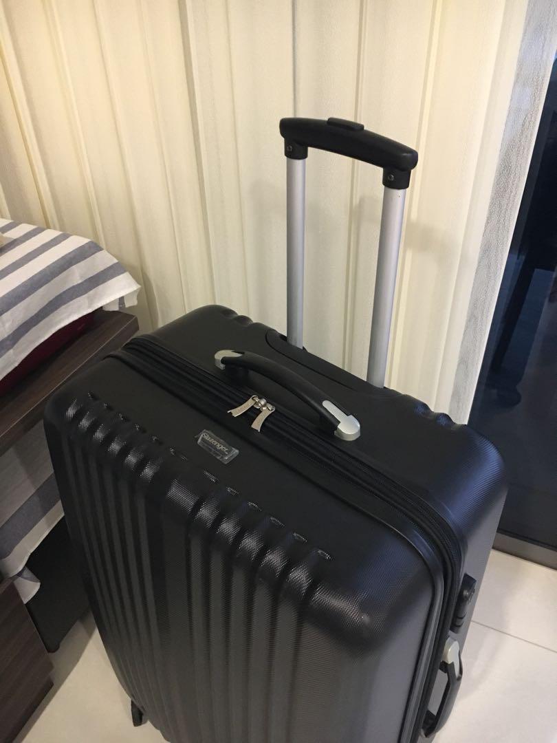 Slazenger ABS Expandable Hardcase Luggage 28inch Black, Hobbies & Toys, Travel, Luggage on