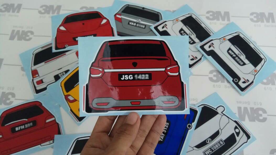 sticker design kereta, Design u0026 Craft, Artwork on Carousell
