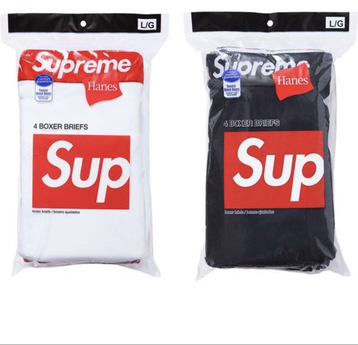 supreme hanes boxer briefs