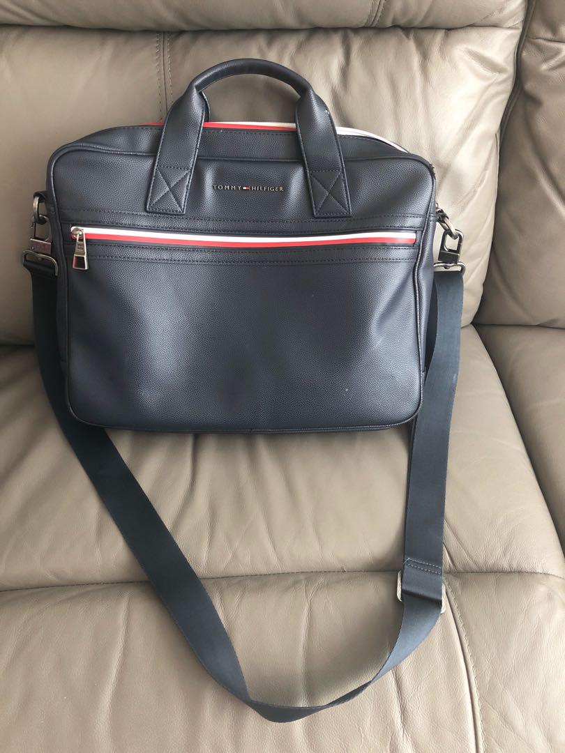 Tommy Hilfiger leather briefcase 