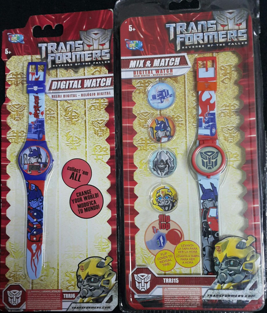 TRANSFORMERS DIGITAL WATCH, Men's Fashion, Watches & Accessories