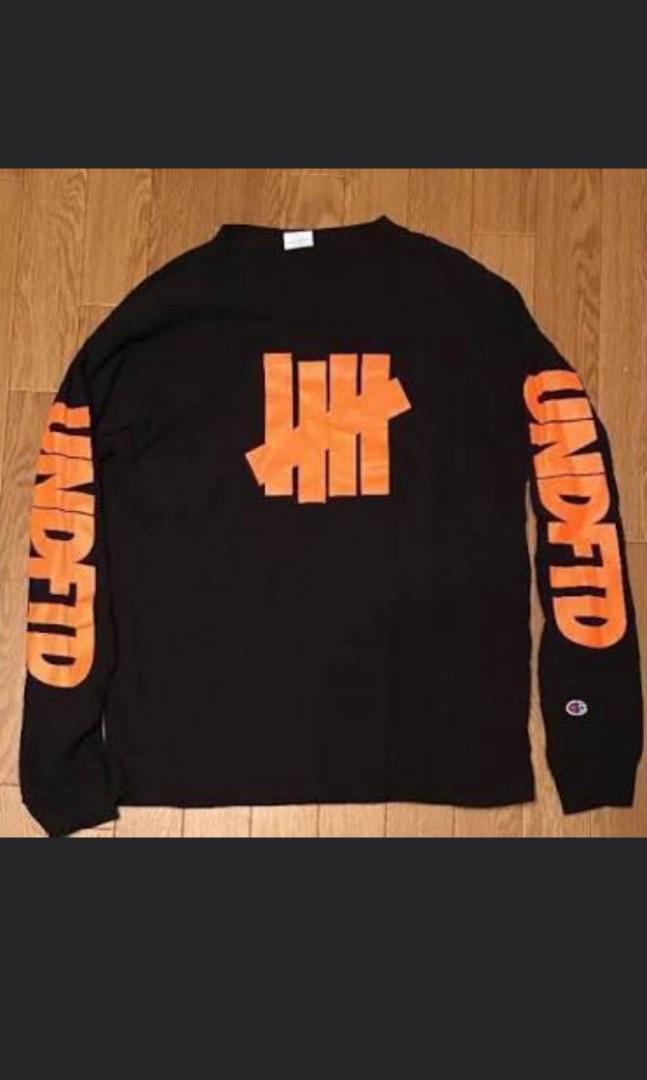 Undefeated x champion long sleeve tee 