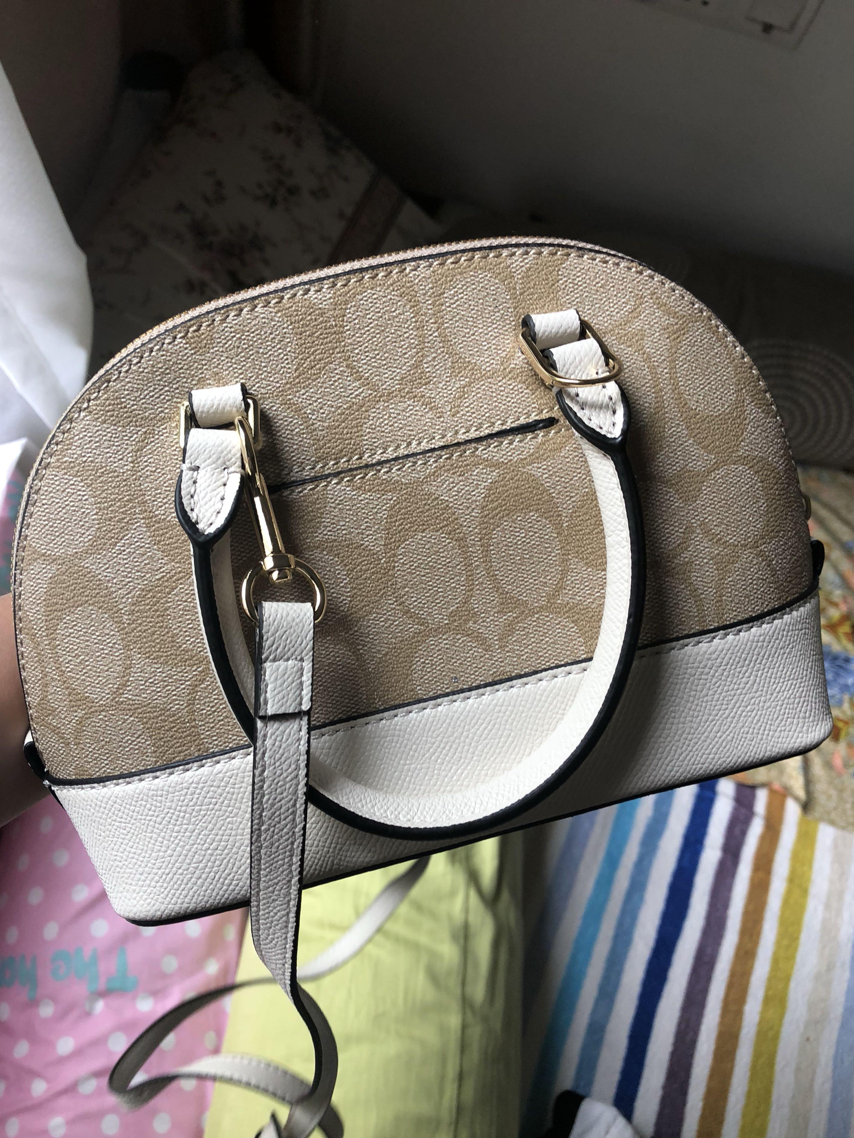 💯 Coach Mini White Sierra, Women's Fashion, Bags & Wallets, Cross-body  Bags on Carousell
