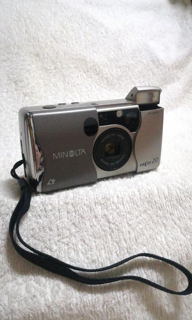 Vintage Minolta Vectis 20 Camera, Photography, Cameras on Carousell