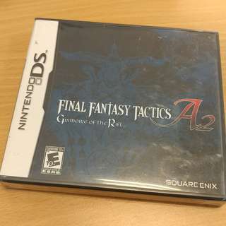 NDS Final Fantasy Tactics A2 Grimoire of the Rift (Brand New and Sealed)