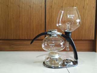 CONA 虹吸壺 Size B, 0.56 Liter 英國 賽風壺 咖啡壺 玻璃濾器 非Hario