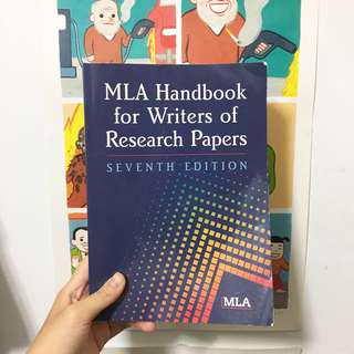 MLA handbook for writers of research paper 7th edition