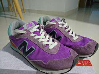 New Balance purple woman girl's sports running shoes