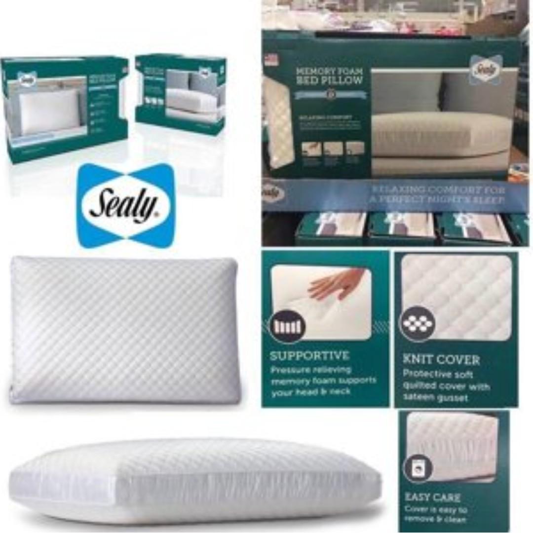 美國sealy 記憶枕頭 美國製造 Memory Foam Bed Pillow Home