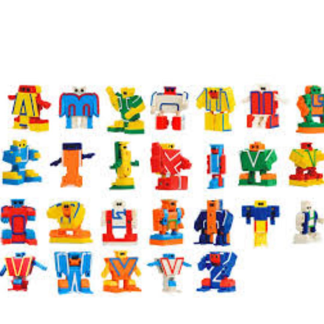 alphabet robot toys