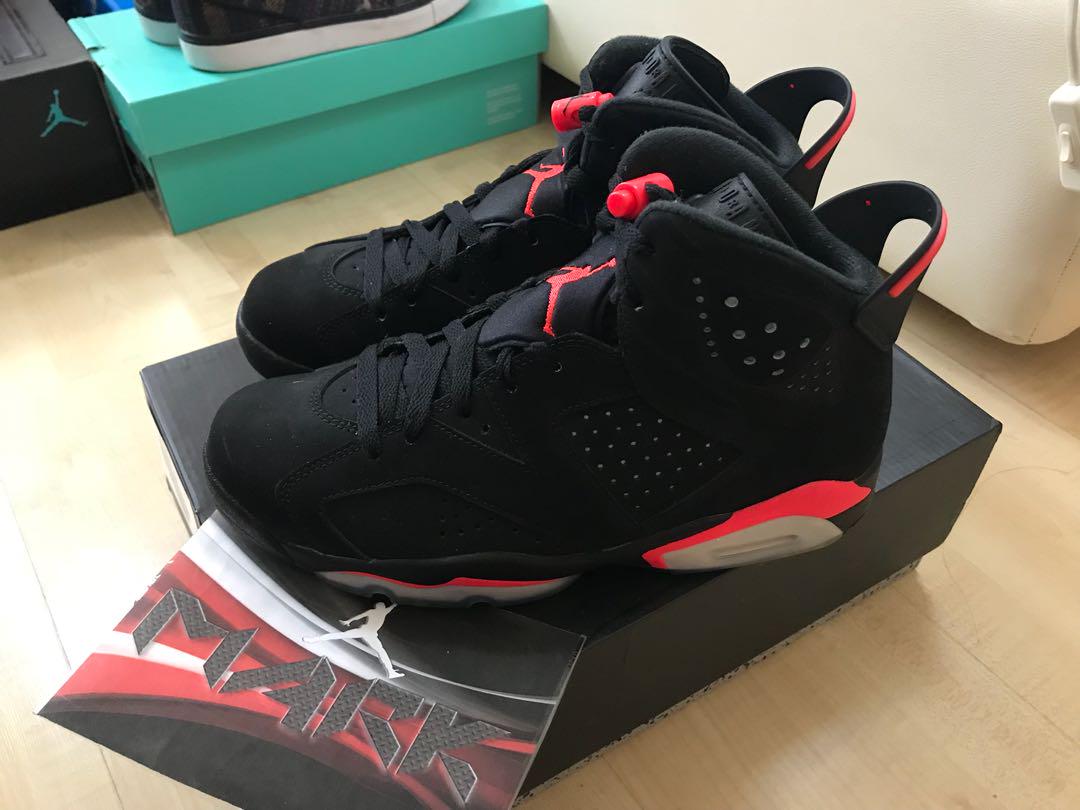 Air Jordan 6 Retro Infrared, Men's 