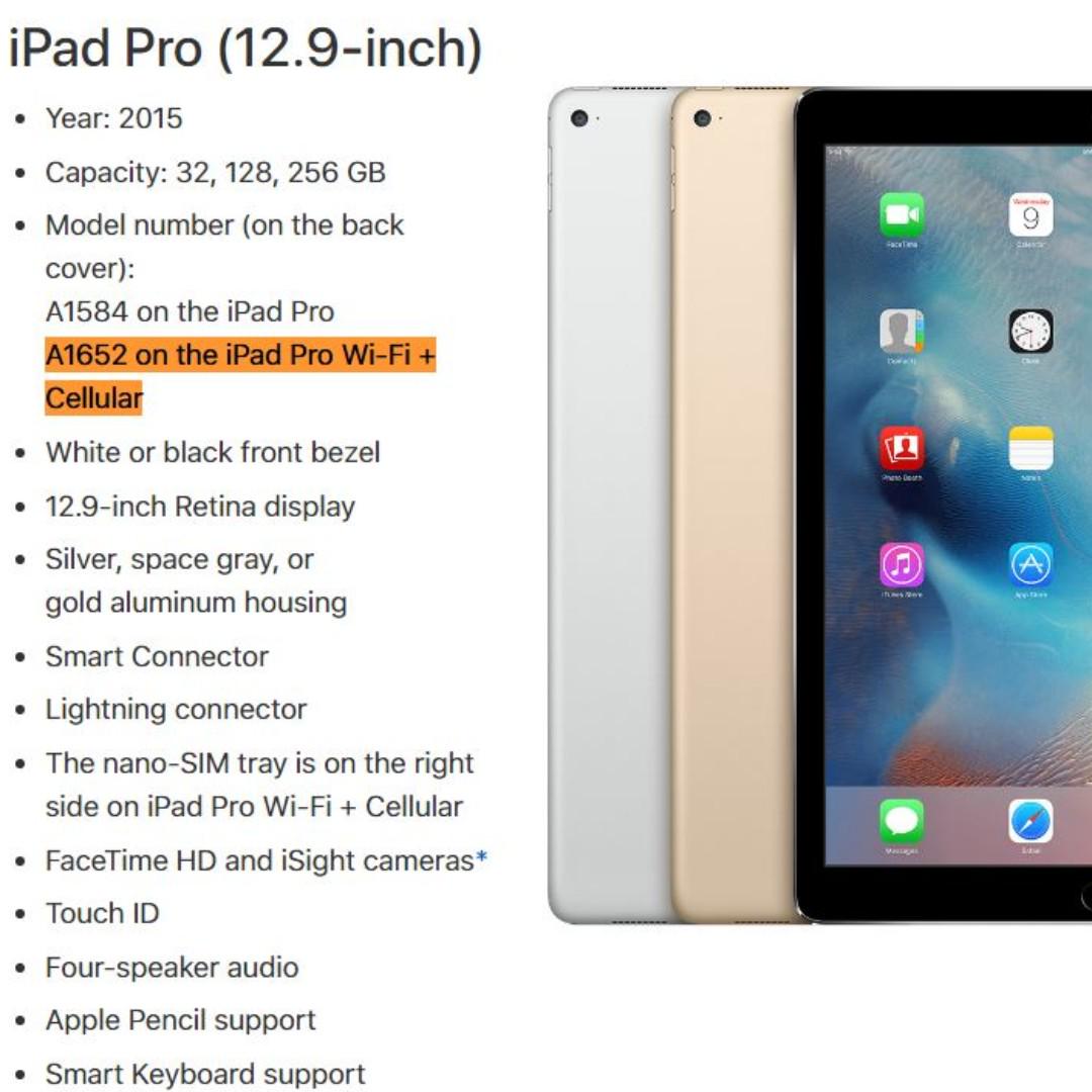 APPLE iPad Pro (12.9-inch) Wi-Fi + Cellular - 128GB - 金色- 可插