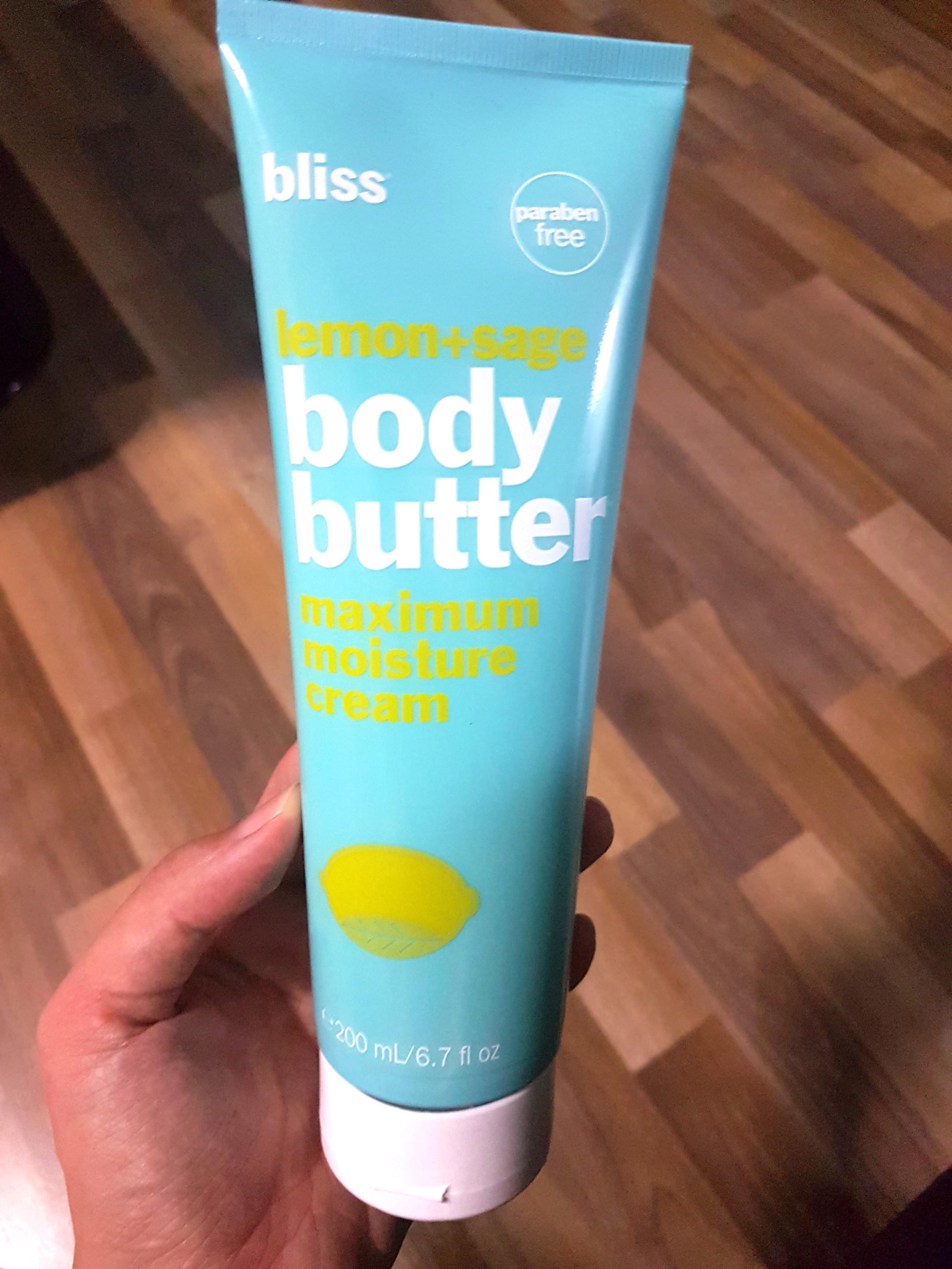 döl Detayda kırbaç  Bliss Lemon+Sage Body Butter - 200ml, Beauty & Personal Care, Bath & Body,  Body Care on Carousell