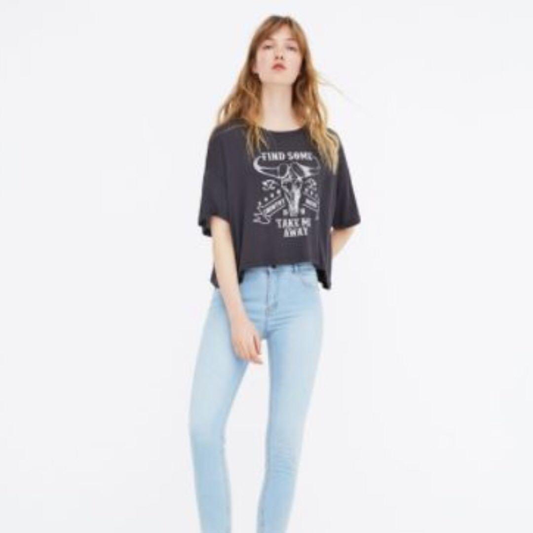 pale blue skinny jeans