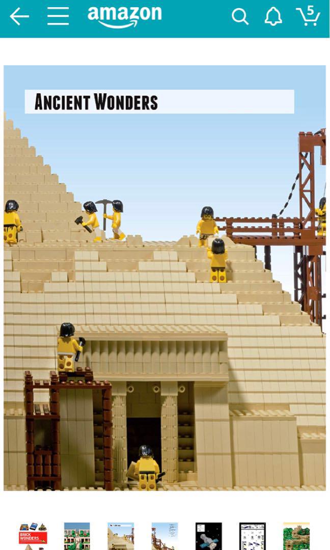Brick Wonders Ancient Modern and Natural Wonders Made from Lego Hobbies Toys Books Magazines Fiction Non Fiction on Carousell