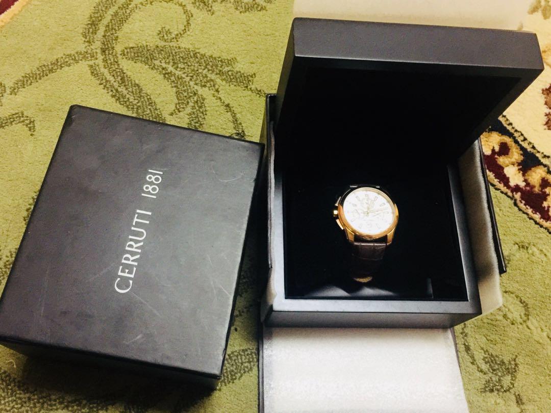 cerruti 1881 luxury, Men's Fashion, Watches & Accessories, Watches on ...