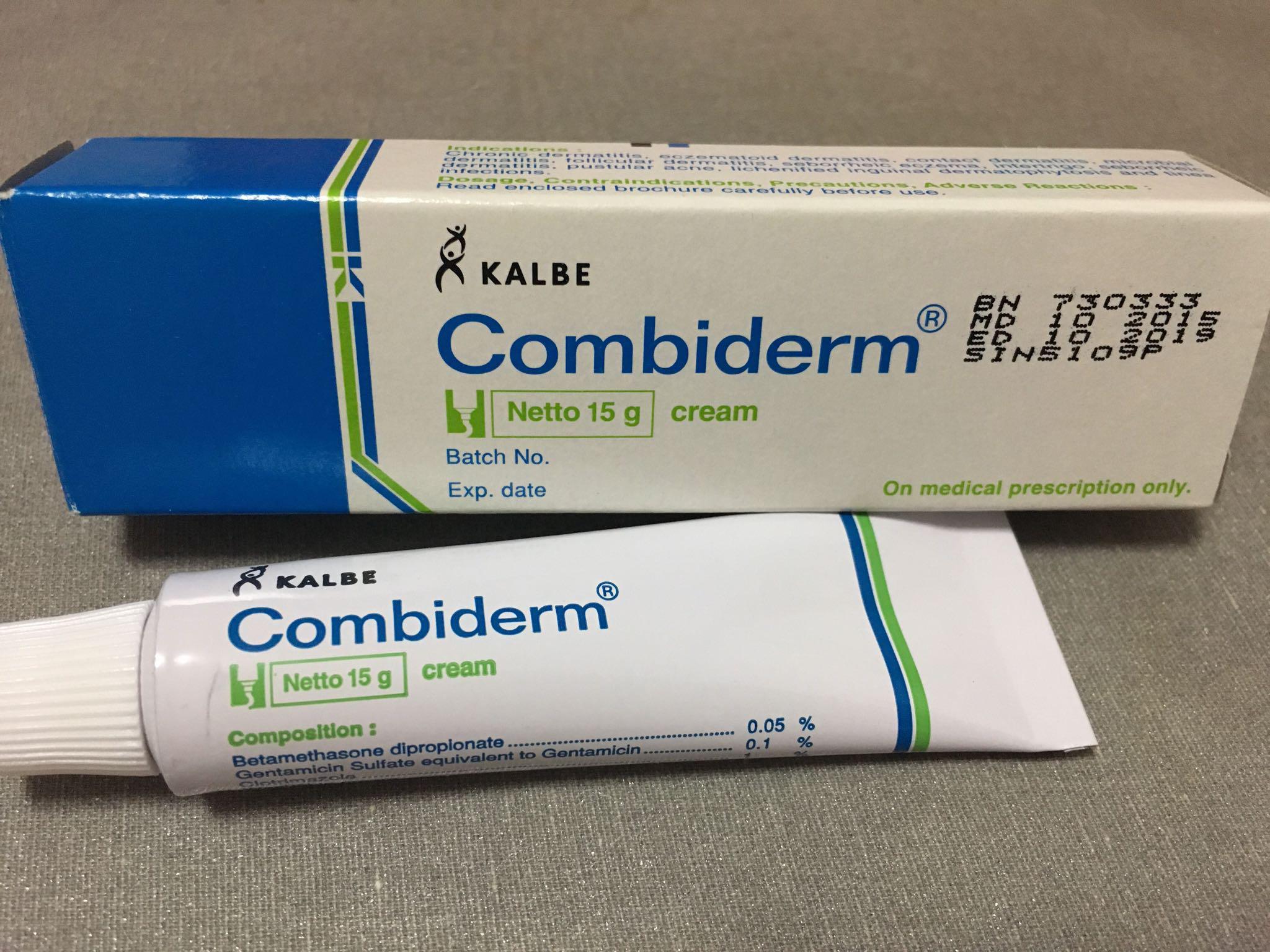 Combiderm cream 15g, Beauty & Personal Care, Bath & Body, Body Care on