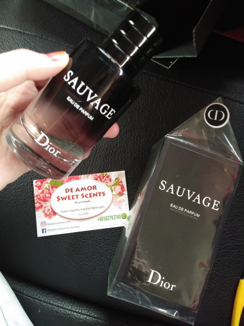 Dior sauvage original box deals