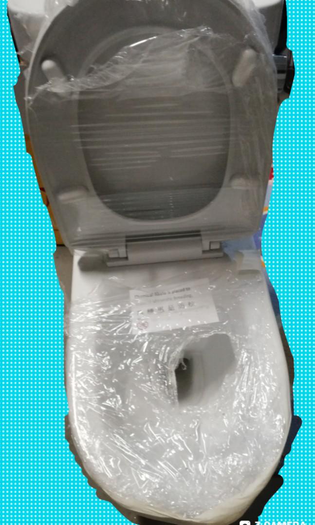 (BN) Eco pedestal toilet bowl, Furniture & Home Living, Bathroom