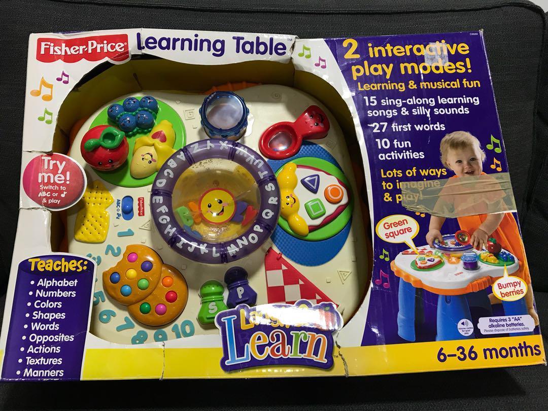 fisher price laugh & learn table