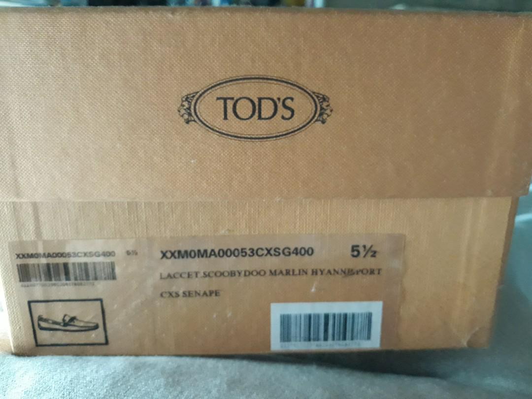 Genuine Tod's Marlin Hyannisport (Category: Slippers & Slides) located in Makati City. Submitted by doctord (Listing ID 176446407, Image 3). Description: Good as new. Tods Marlin Hyannisport Tan. Size 5.5 uk. Complete with box and dust bag..