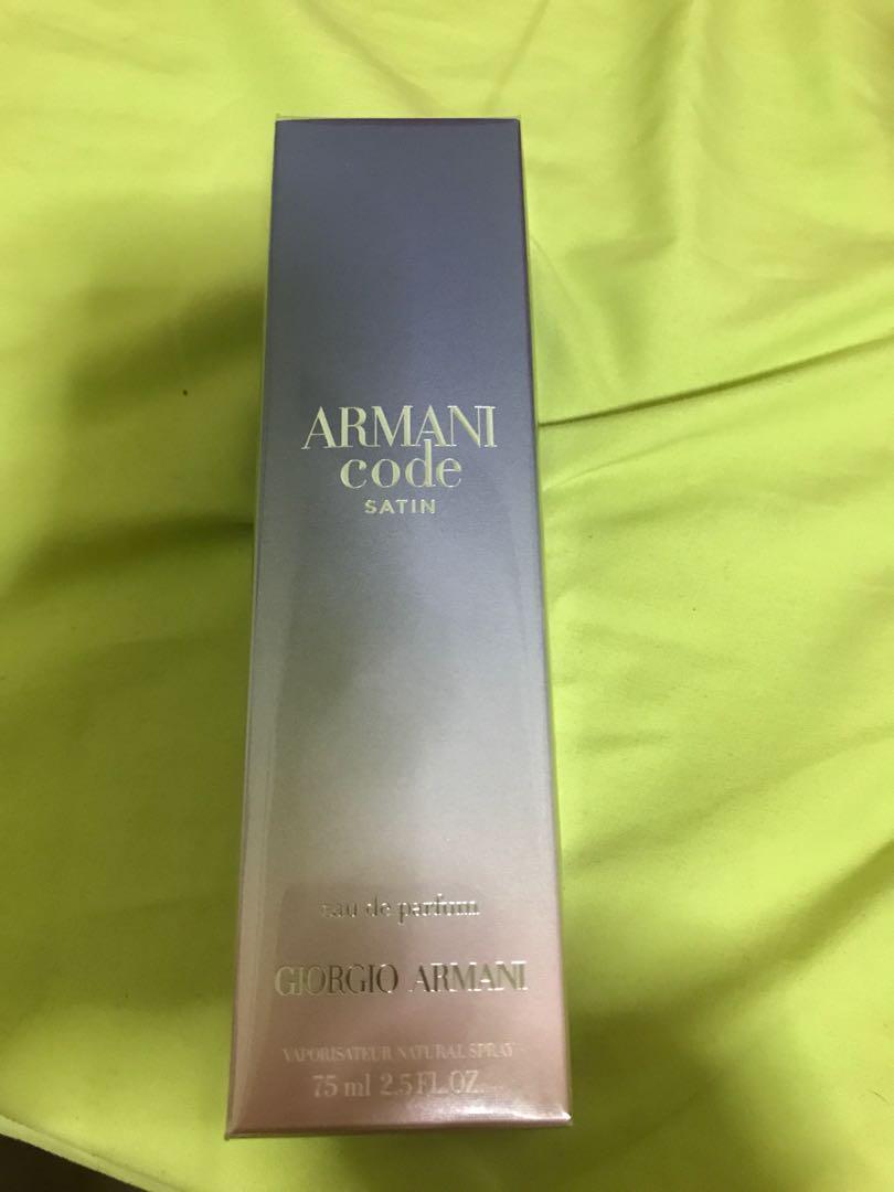 giorgio armani code satin