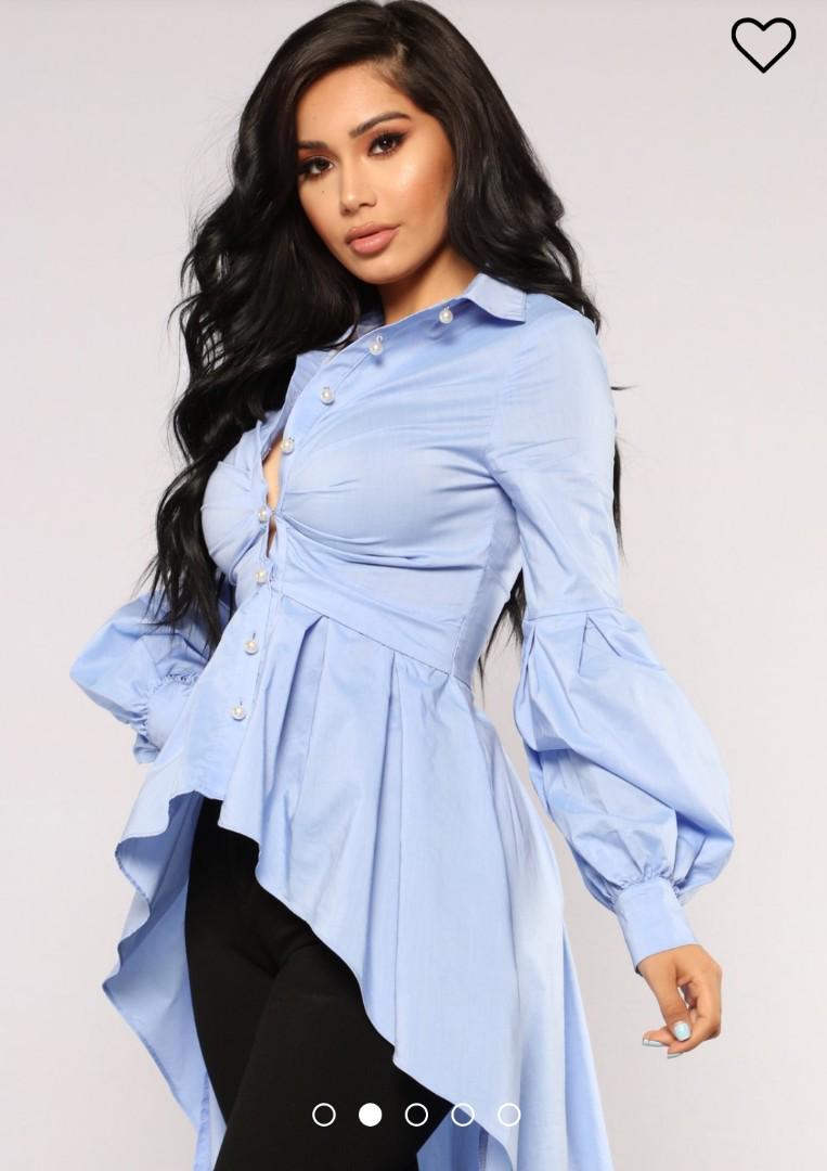 fashion nova high low top