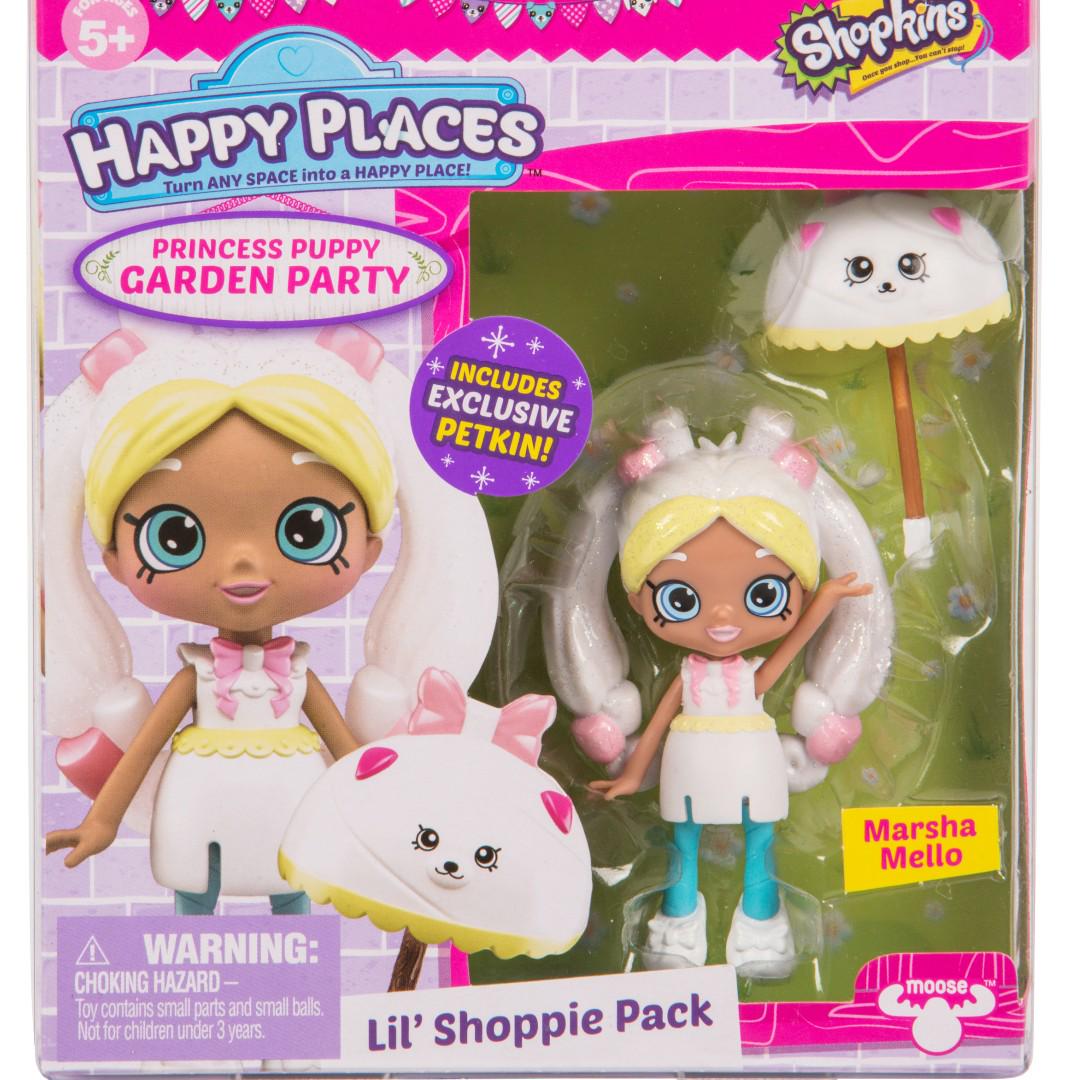 Happy Places Shopkins Lil Shoppie Doll Marsha Mellow