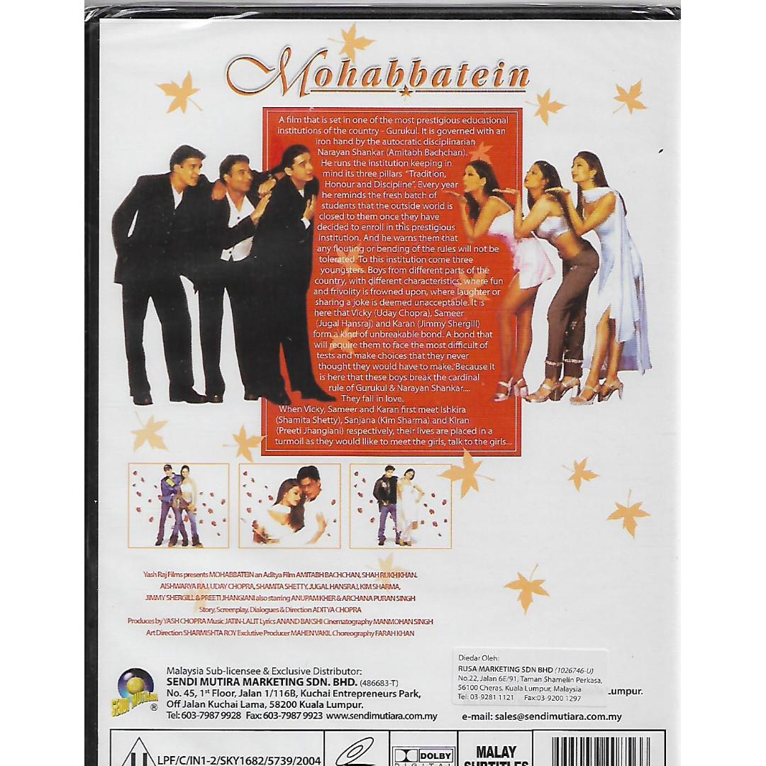 Mohabbatein full best sale movie sub malay