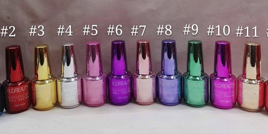 Huda Beauty Mirror Nail Polish, Beauty & Personal Care, Hands & Nails on Carousell Huda Beauty Mirror Nail Polish, Beauty & Personal Care, Hands & Nails on Carousell
