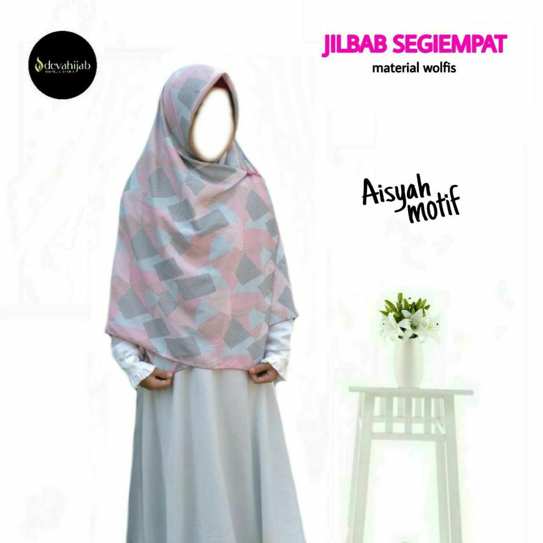 Jilbab Segiempat 130x130 Olshop Fashion Olshop Muslim Di Carousell