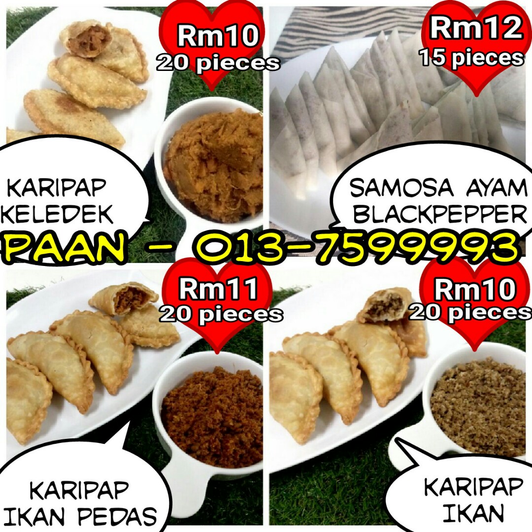 Karipap Inti Ikan Keledek Terengganu Food Drinks Baked Goods On Carousell
