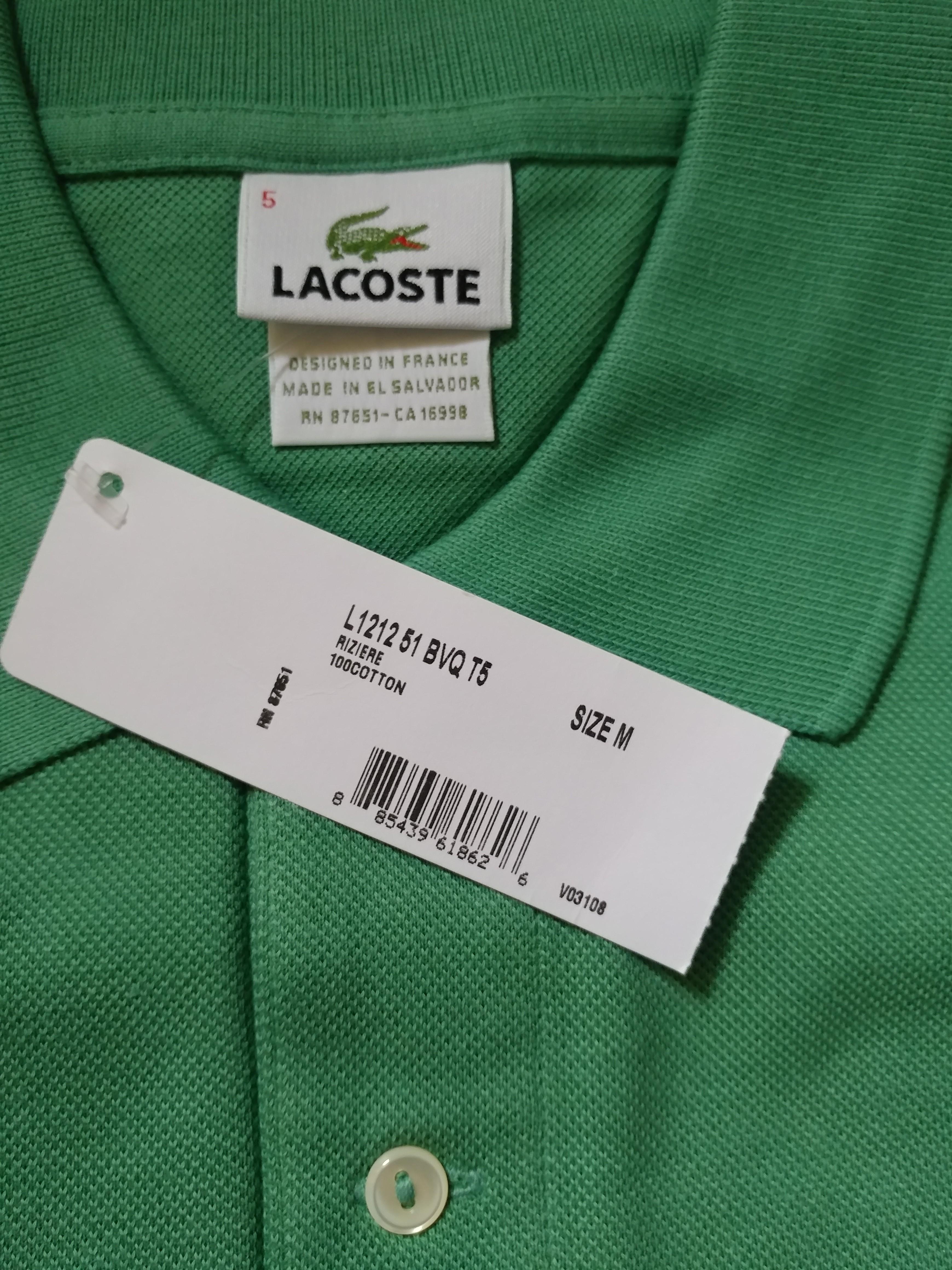 Lacoste Polo Shirt Size 5, Men's Fashion, Tops Sets, Tshirts & Polo Shirts on Carousell