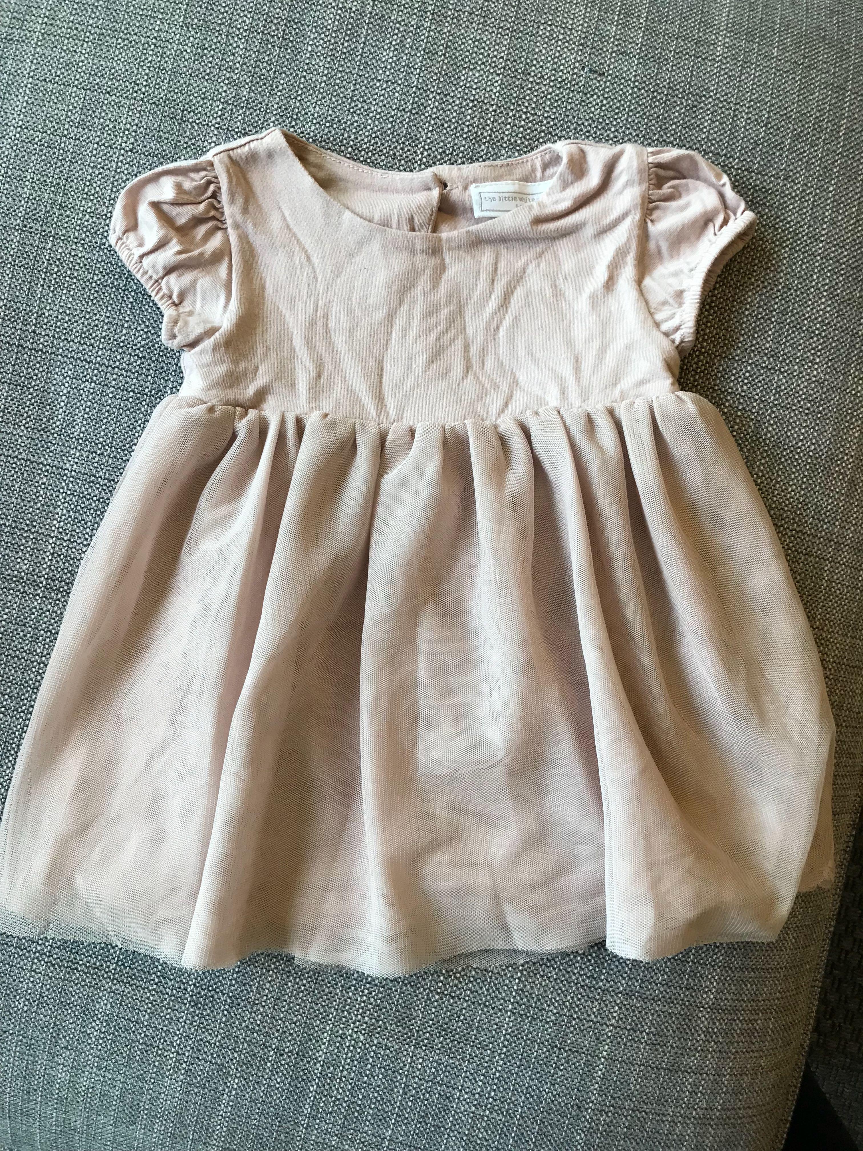 Little White Company Dress 6 9 Months Babies Kids Babies Apparel On Carousell