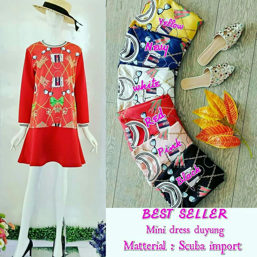 Mini Dress Duyung Ls Olshop Fashion Olshop Wanita On Carousell
