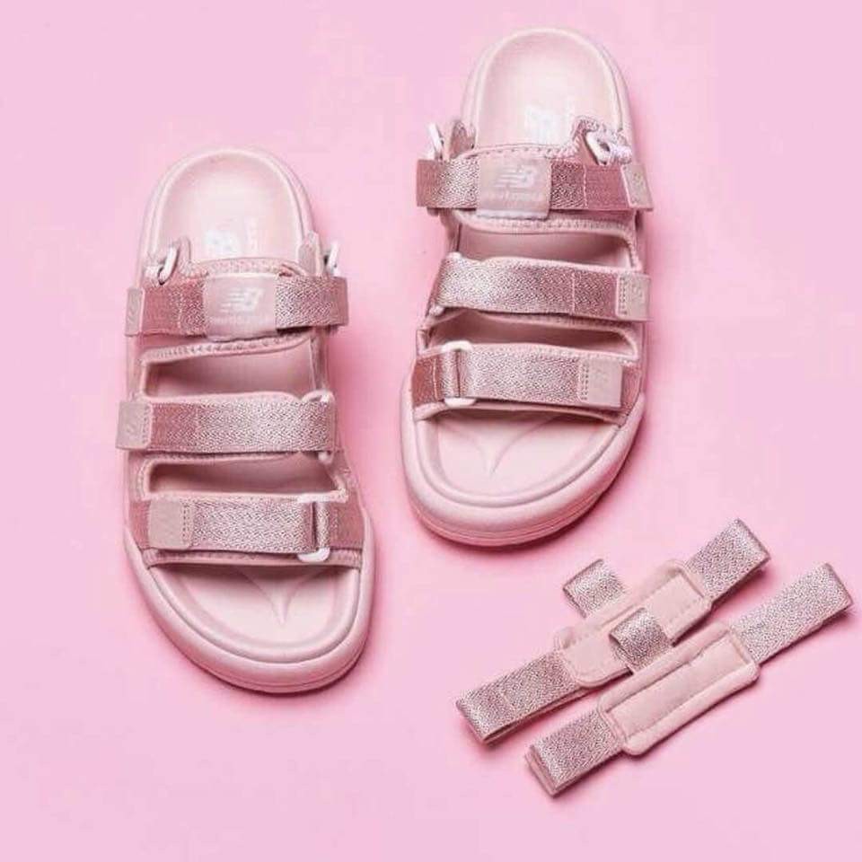 new balance sandals pink