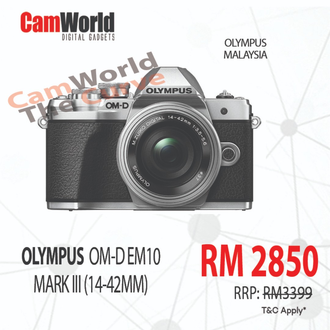 OLYMPUS OMD EM10 MARK III, Photography, Lens & Kits on Carousell