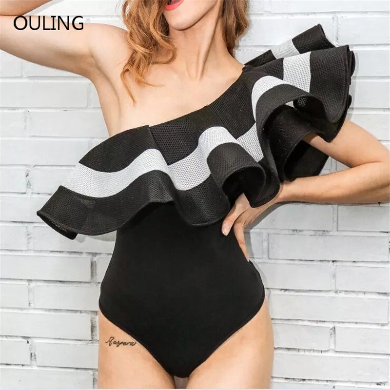 black one piece bodysuit plus size