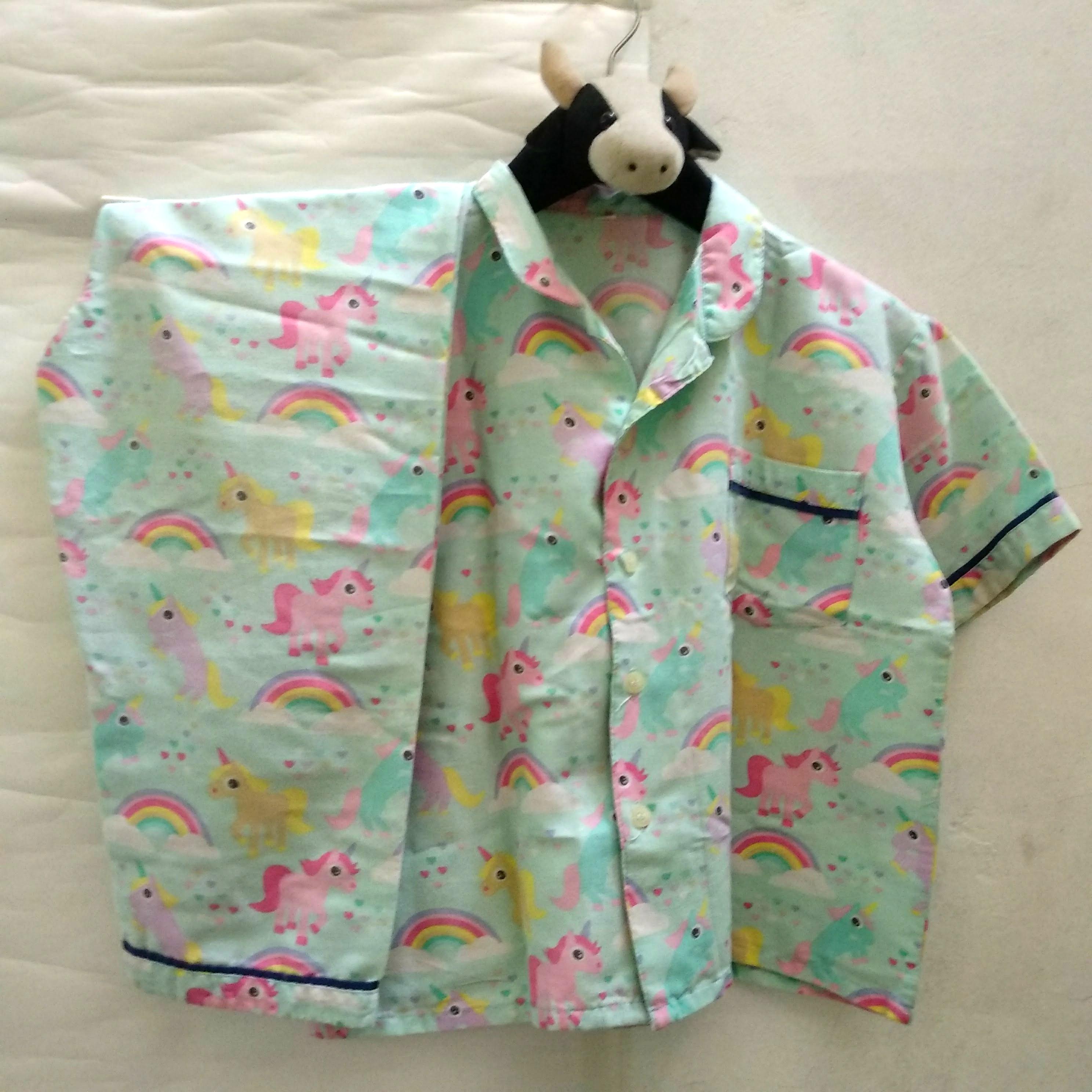 Pajamas Unicorn Girl Babies Kids Girls Apparel On Carousell