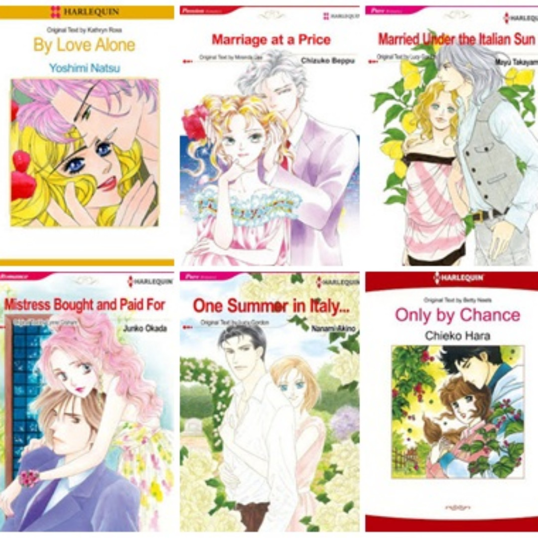 Paket Ebook Komik Harlequin English 4 Buku Alat Tulis Majalah