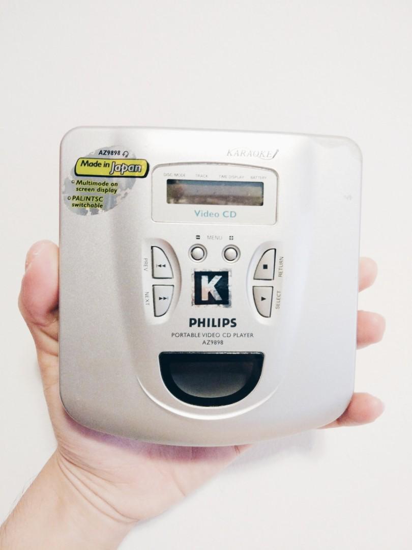 Philips Portable Video CD Player/Walkman/Discman [ModelAZ9898, Made In