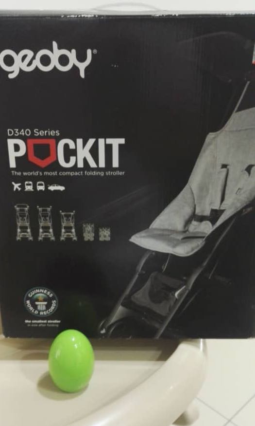 Pockit D340 stroller lightweight black colour Babies Kids
